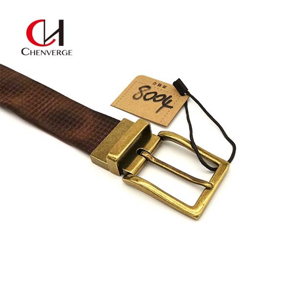 ODM Women's Genuine Leather Belt Multicolor With Needle Buckle