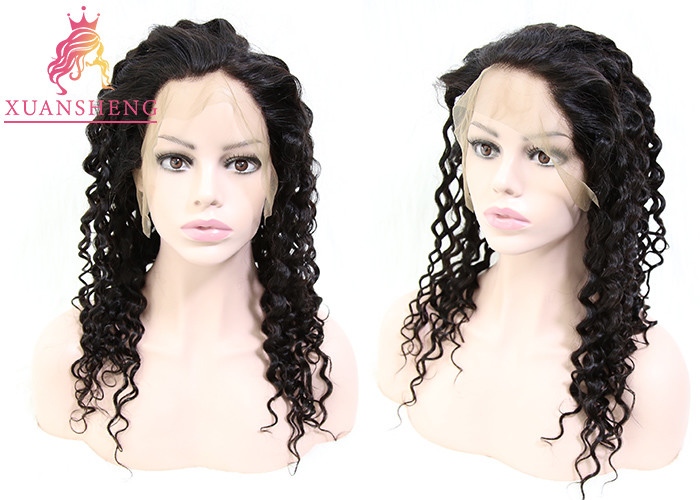 Density 130% Transparents Full Lace Deep Wave Wigs