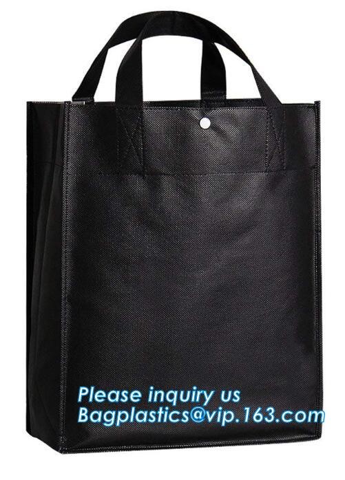 non-woven promotional shopping bag ultrasonic non woven bag, Custom printed tote non woven bag shopping shoulder bag pri