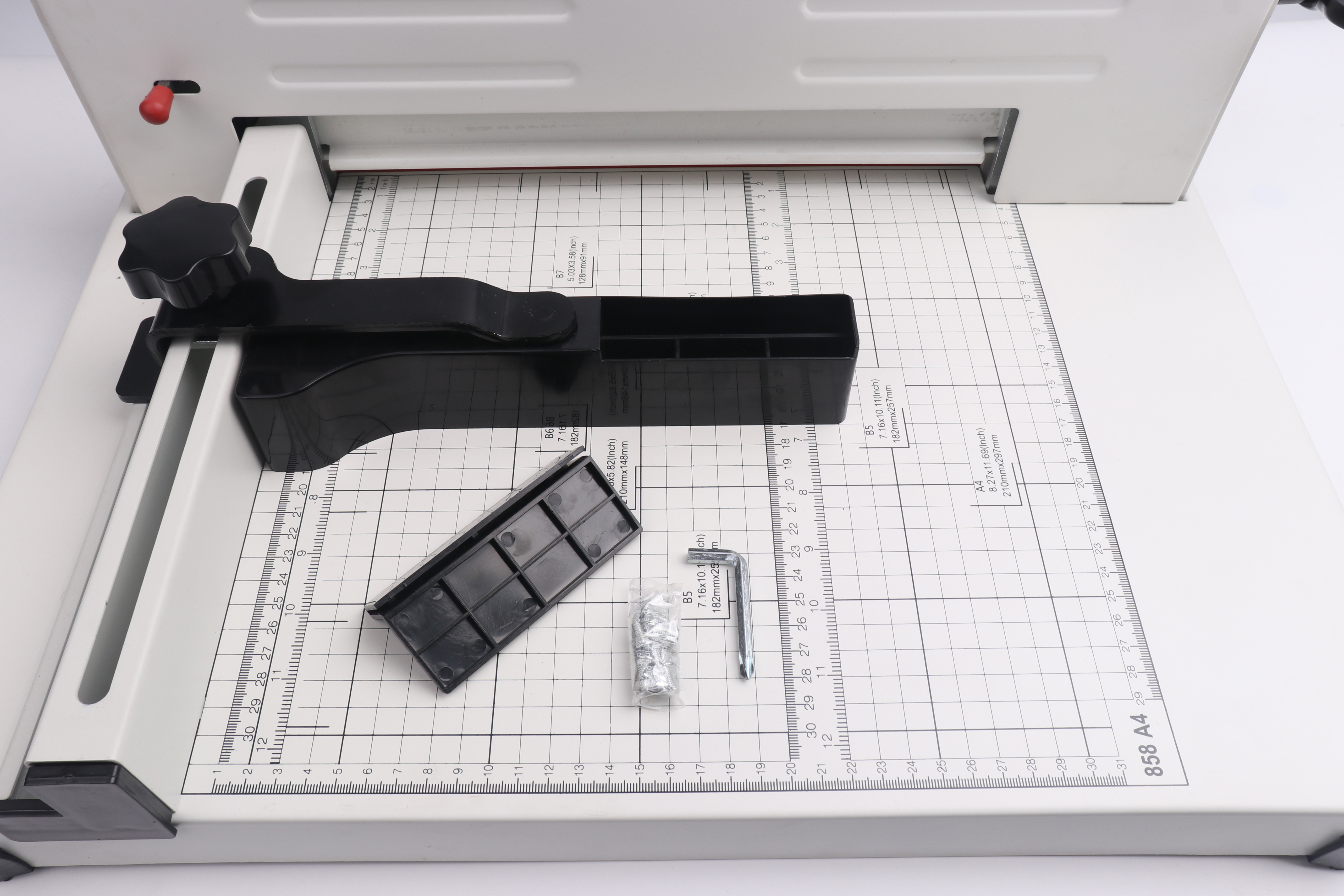 ZEQUAN 858 Manual Desktop Heavy Duty Paper Cutter for Thick Layer A4 Paper Trimmer