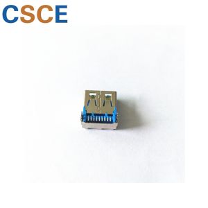 Buy cheap Blue Color USB Male Female Connector / Copper Alloy Contact USB SMT Connector from wholesalers