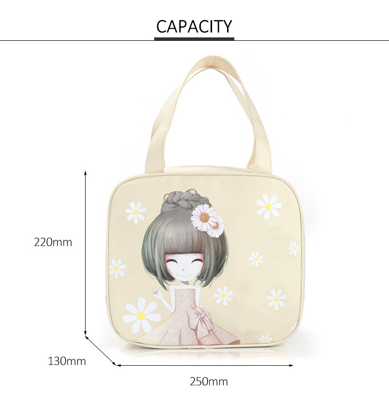 Large Capacity Eco-friendly Polyester Picnic Lunch Cooler Bag