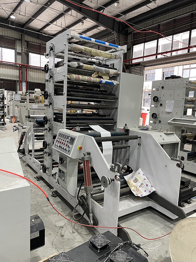 Ceramic Anilox Cylinder Paper Cup Printing Machines Magnetic Power Brake Controlled