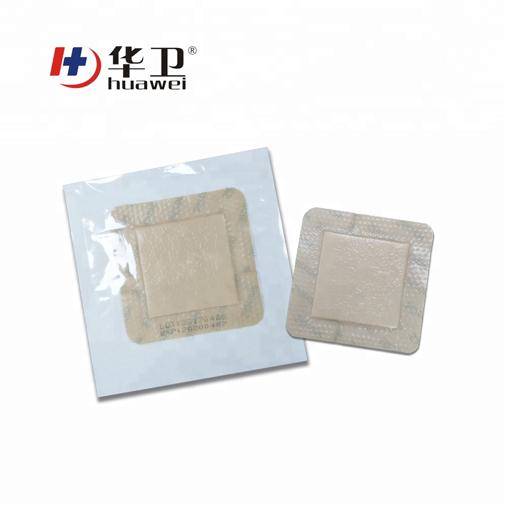 15*15cm advanced wound care high absorbent silicone wound dressing