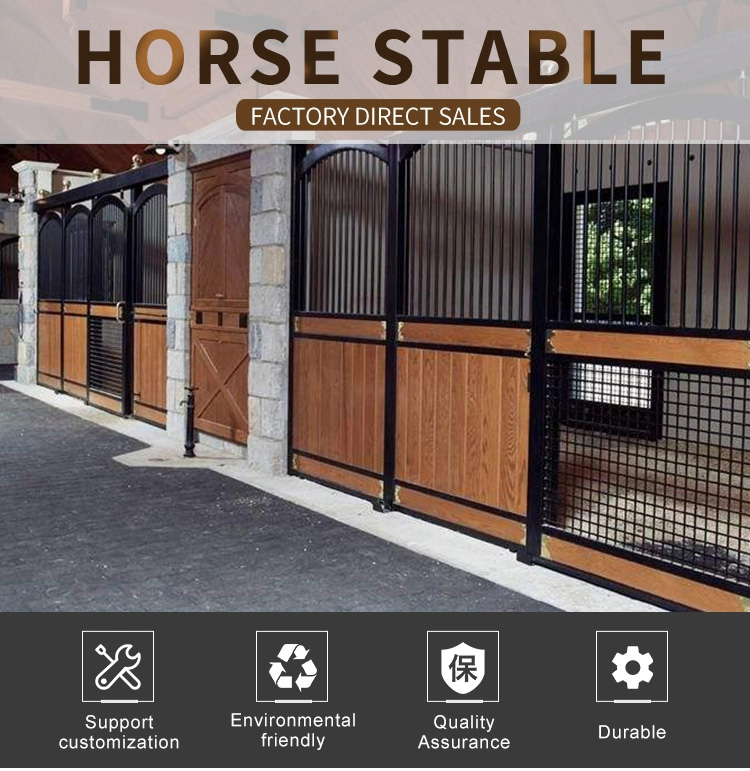 Outlet Horse Stables Customized Racecourse Equestrian Club Fence Construction Panels