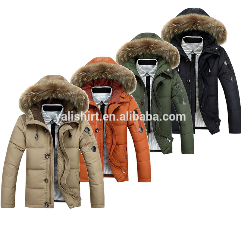 Winter warmup outwear cotton down coats and jackets men stock