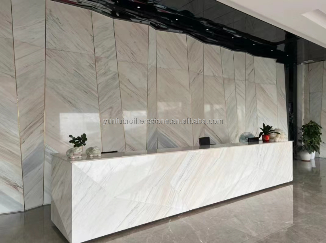 Polished Modern Luxury Italy White Galaxy Marble Stairs for Bathroom Basins in Villas
