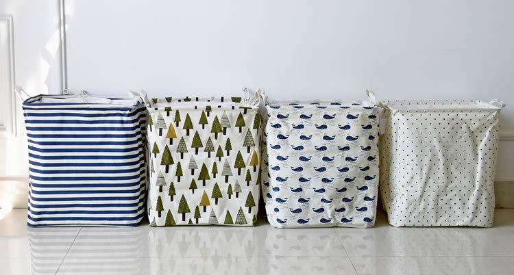 Reusable Lightweight Folding Laundry Baskets hamper OEM ODM