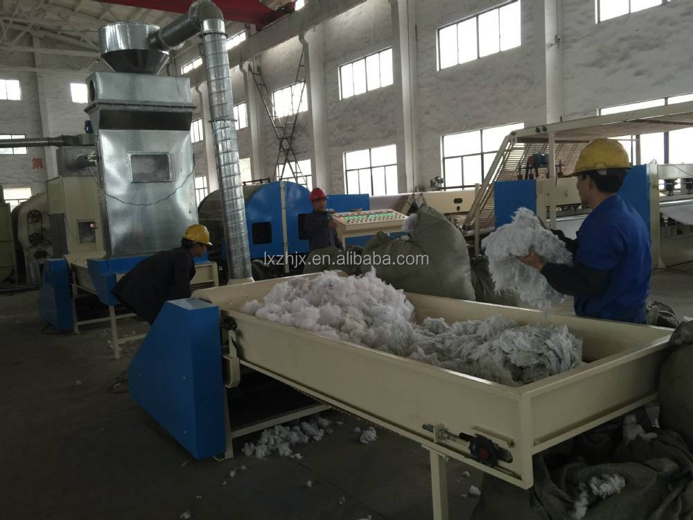 Soft Mattress Jacket Interlining Poly Wadding Production Line Machinery