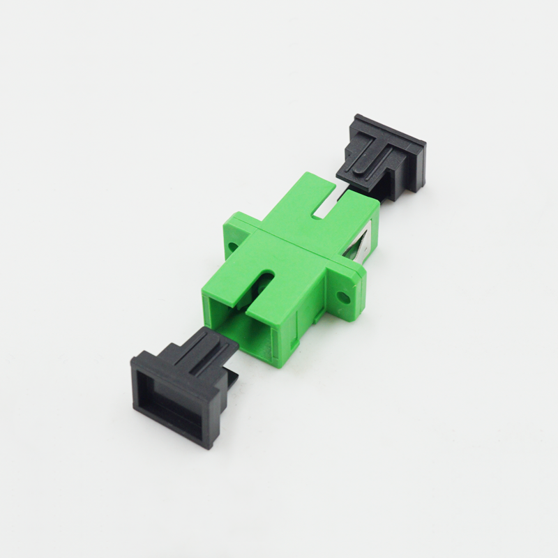 SC To SC Fiber Optic Adapter Coupler With Ceramic Bronze Sleeve