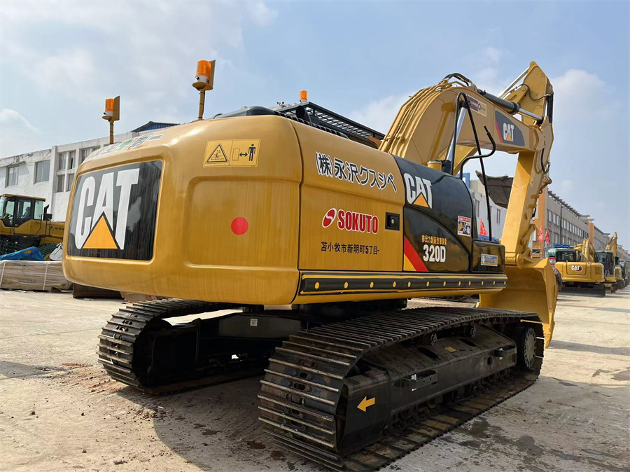 Powerful Hydraulic Crawler Second-Hand CAT 320D Excavator 1082 Hours