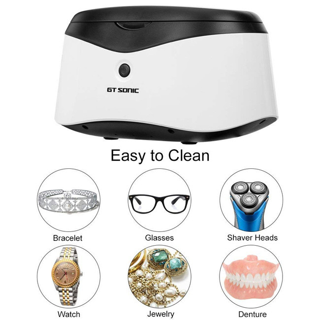 Portable Jewelry Cleaner Machine , Electronic Jewelry Cleaner 600Ml