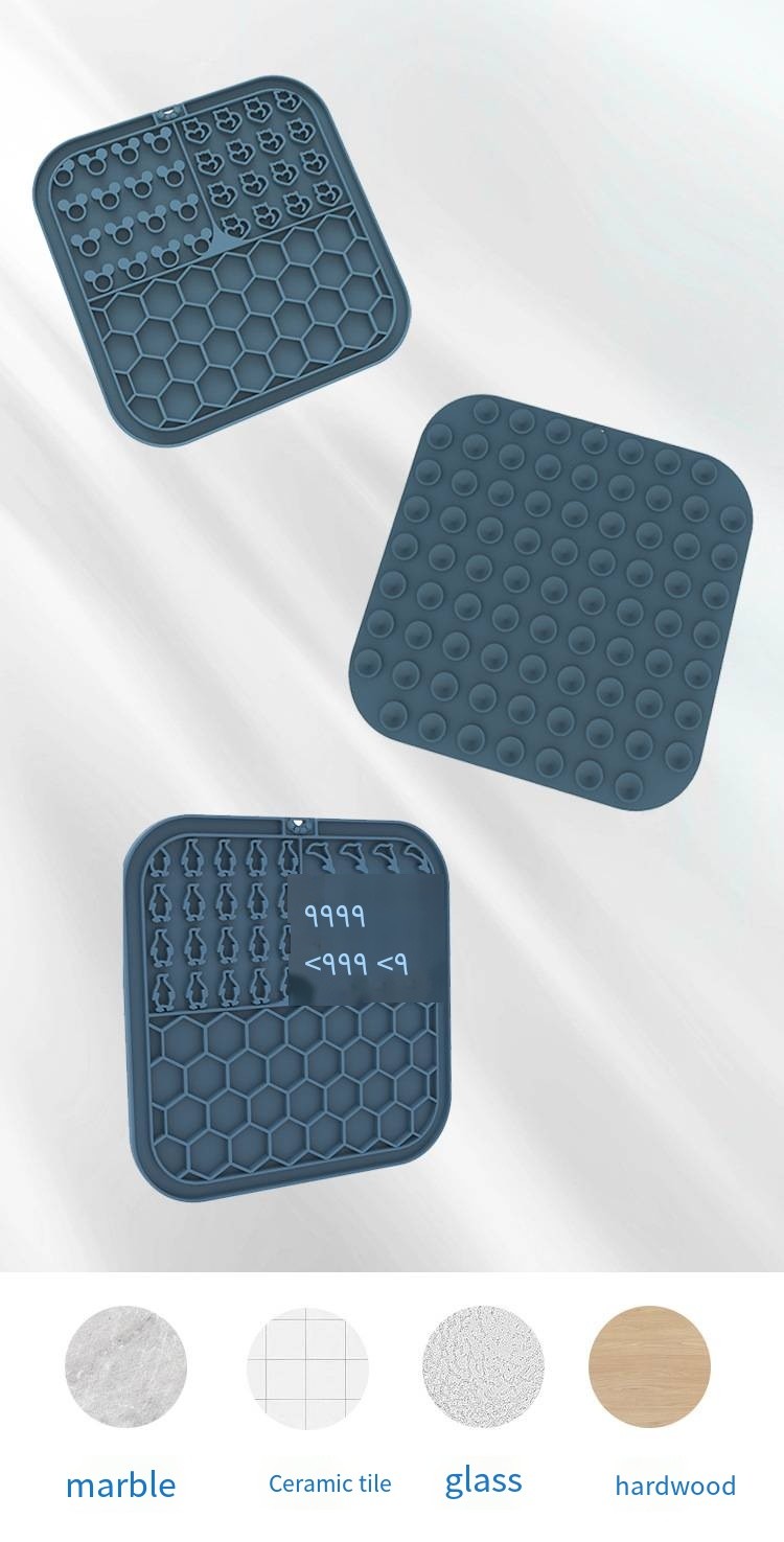 Silicone Suction Cup Licking Pad Cats And Dogs Slow Food Mat For For Food And Water