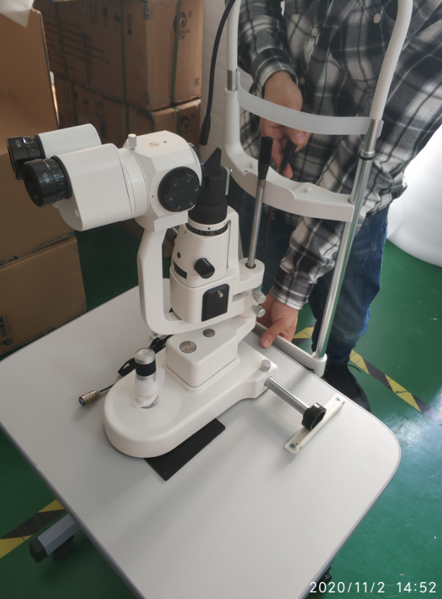 Chinese CE approved ophthalmic equipment slit lamp microscope with good price