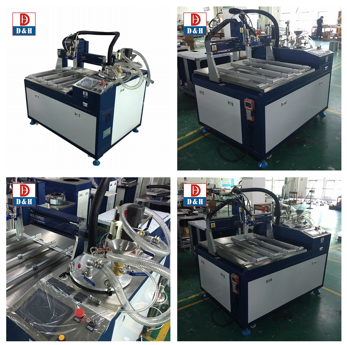40L Tank Capacity Polyurethane Potting Machine for Epoxy Glue Mixing and Dot Applicator