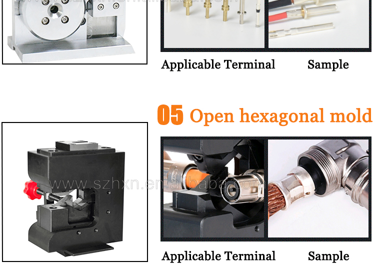 2.5-50mm2 Hydraulic and Pneumatic Driven Terminal Crimping Machine for Semi-Automatic