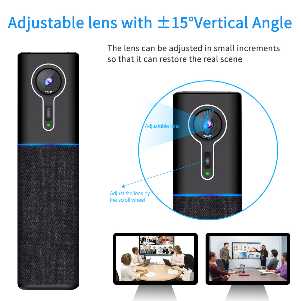 All in One Desktop Video Conference Camera with Microphone and Speakerphone