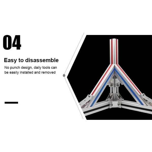 B56：Aluminium Alloy Lean Pipe Tube The Third Generation Lean Pipe Work Bench