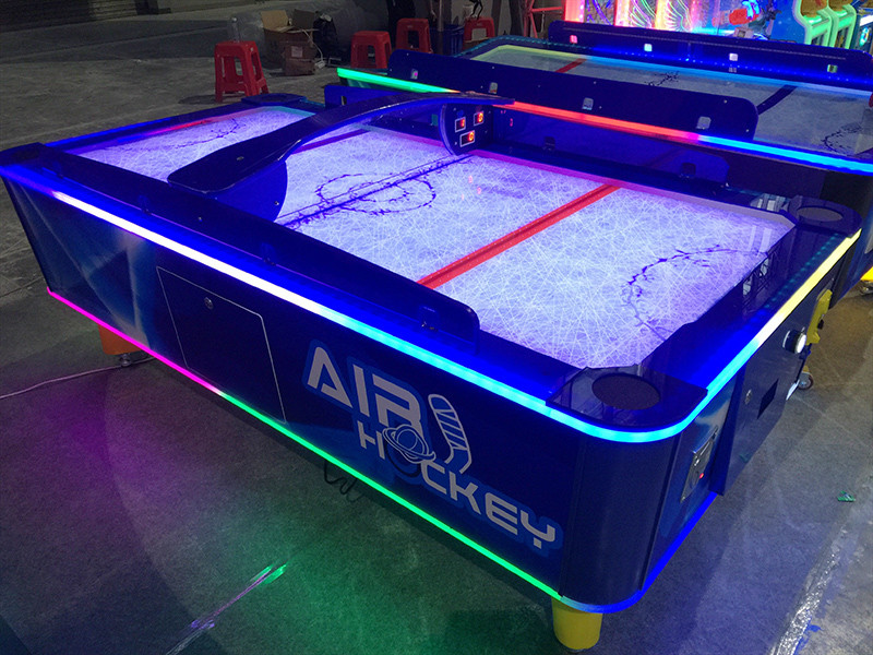 Big Flat air Hockey Table Arcade Machine Superior Custom Purple