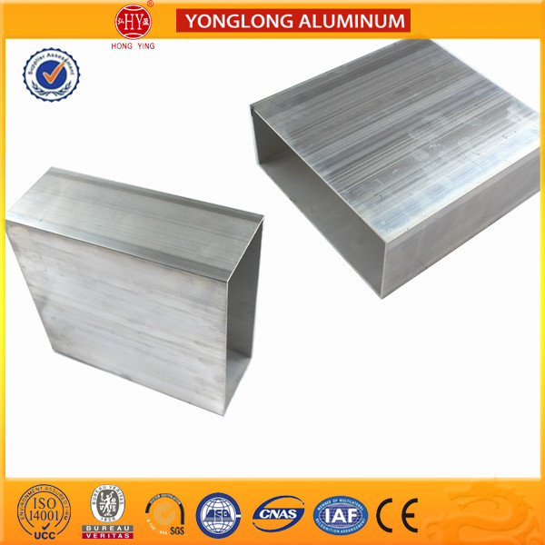 White Anodized Machined Aluminium Profiles For Construction Material High Structural Stability