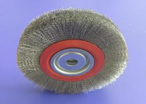 China Long Life Crimped Wire Wheel Brush 150 X 16mm Stainless Steel For Removing Rust on sale