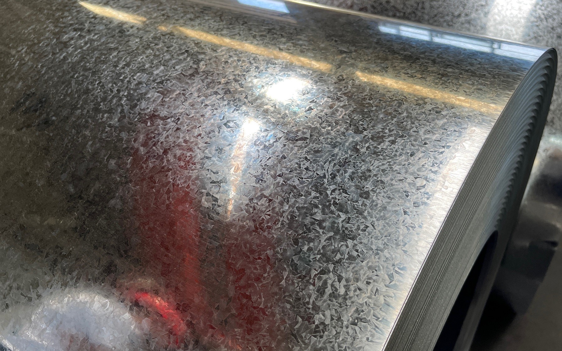 hDGI chromated 6+ Zinc 100g/Sqm Bright regular Spangle Hot-Dip Galvanised Steel GI Coils For rolling Doors S320GD