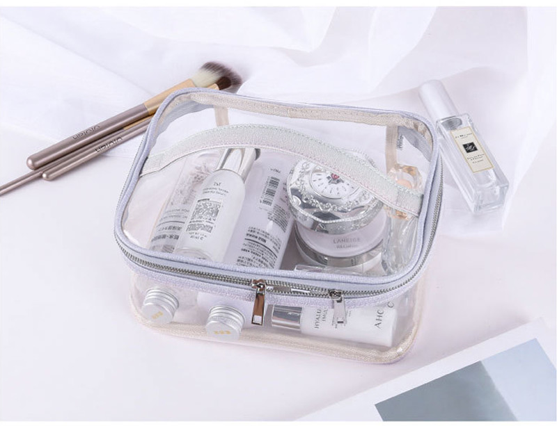 Transparent Clear PVC Makeup Organizer Cosmetic Bag