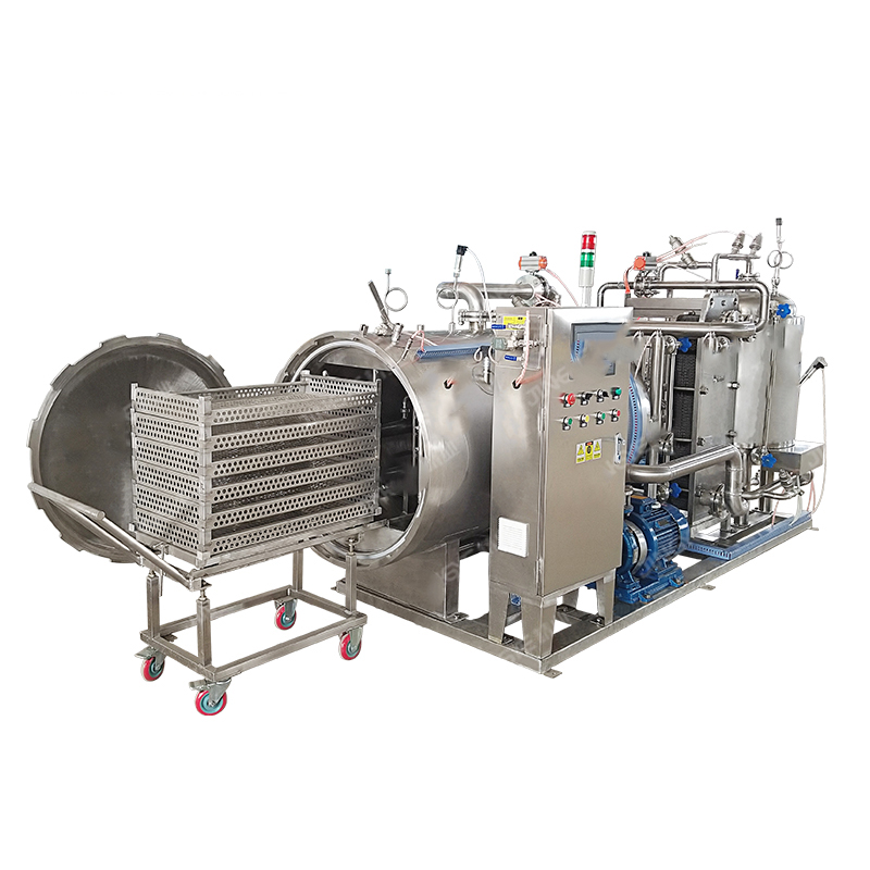 Touch screen lab retort autoclave test sterilizing pot sterilize with steam generator