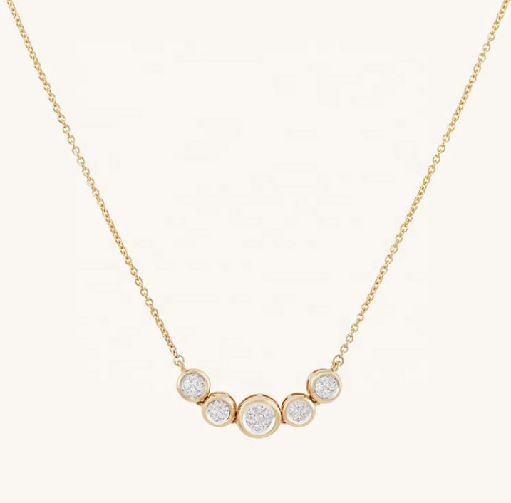 Rhodium 18k Gold Necklace Womens 1.2mm White Gold Cz Pendant