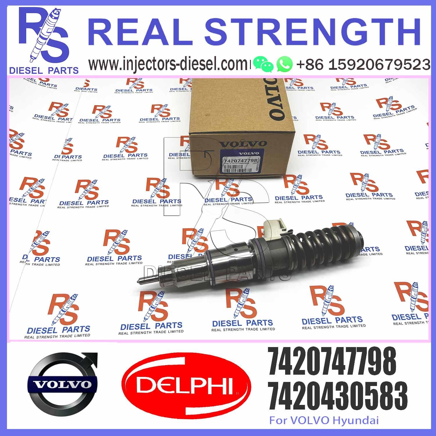 Diesel Fuel Injector 20747798 85000675 21644600 85003950 7420747798 7421582098 E3.18 for V-O-L-V (RENAULT) MD9 3503