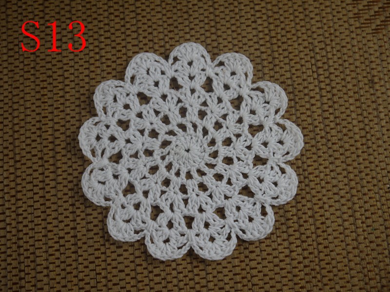 Handmade crocheted blanket handmade carpet yarn crochet decoration color block flower blanket
