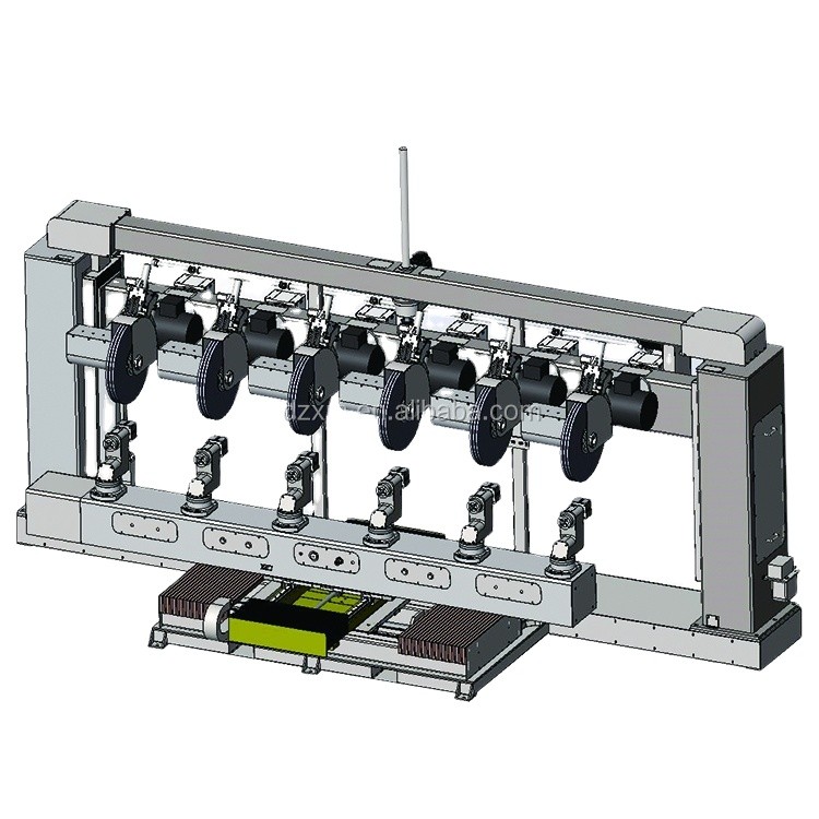 Four Working Stations CNC Automatic Polishing Machine For Metal Surface Polishing