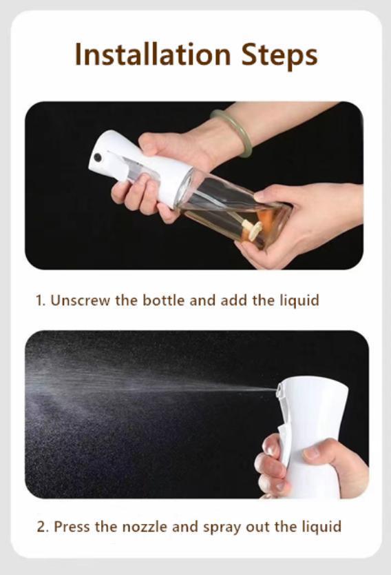 500ml Plastic Continue Sprayer Pet Bottle with Clip Locked