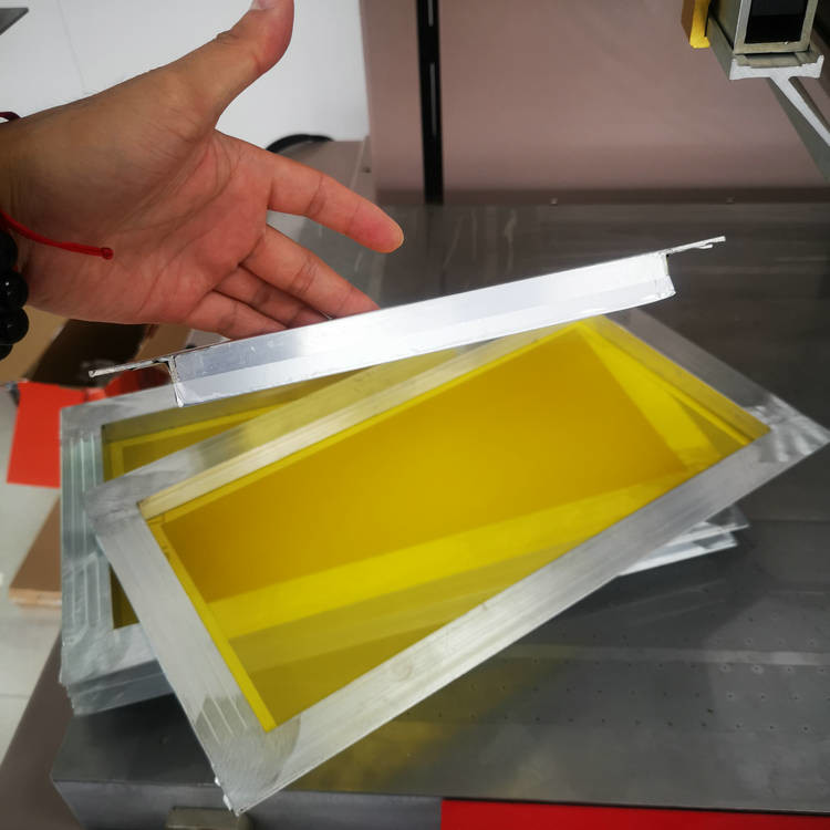 Lightweight Screen Printing Consumables Aluminum Screen Printing Frames With Mesh