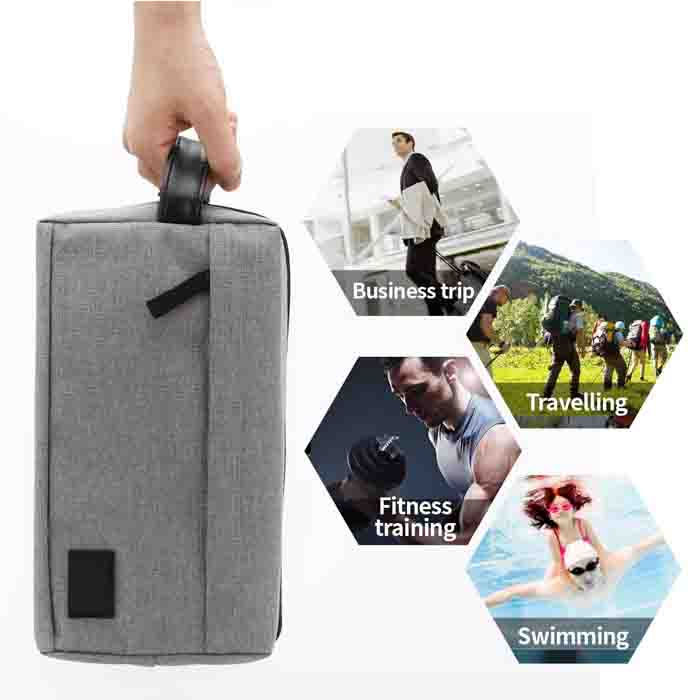 Ultralight Makeup Toiletry Bag With Removable Compartments For Men Women