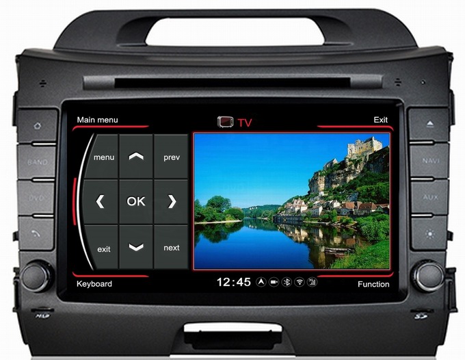 Ouchuangbo Auto Multimedia GPS Sat Nav 1080P for Kia Sportage 2014 HD Screen Video Player S100 System OCB-325
