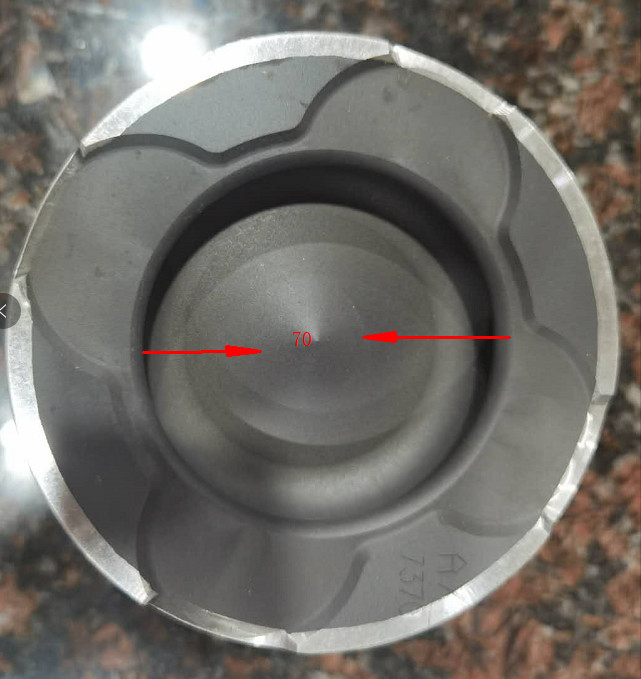 6UZ1 8-98028737-0 Excavator Disesel Engine Piston 120mm
