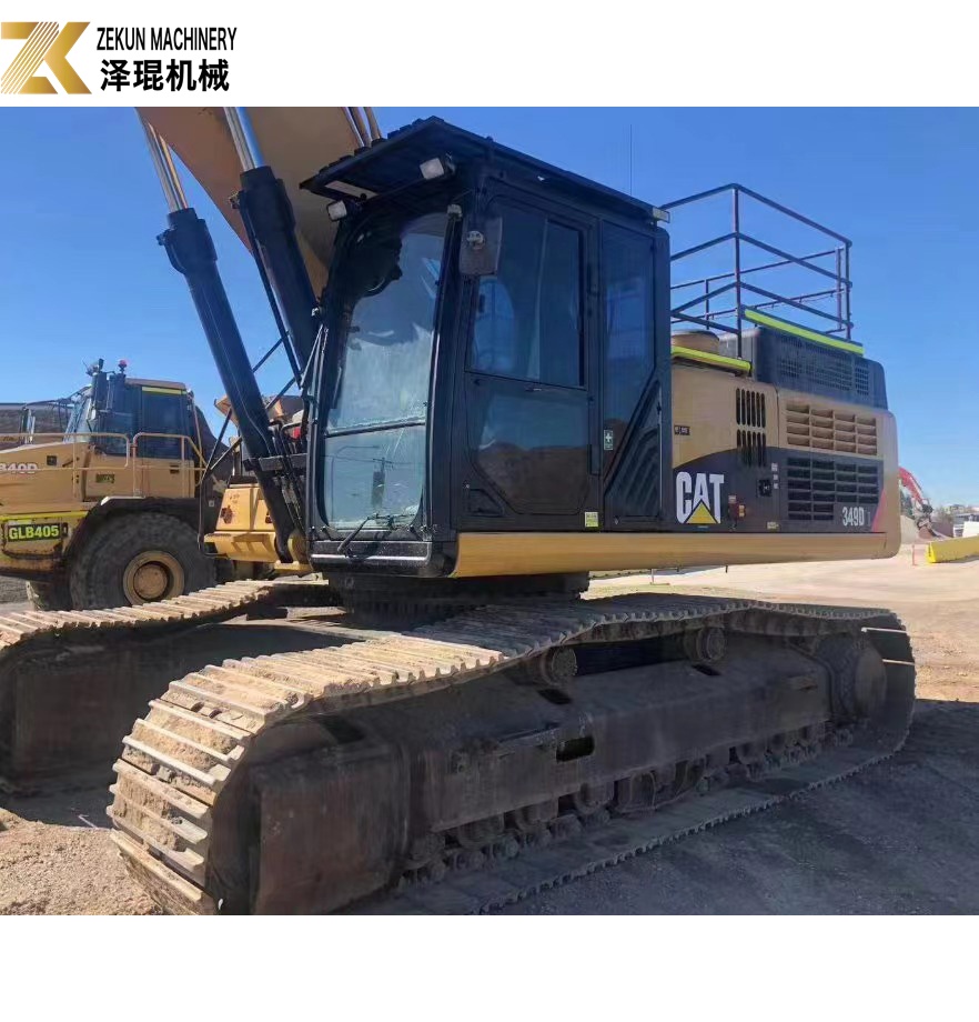 Used Cat349E Excavator with Original Paint and Track Adjuster 49 Ton Operating Weight