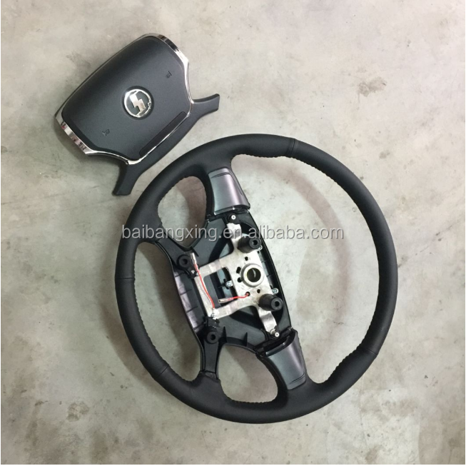 Shacman Heavy Truck Cab Parts Cabin Steering Wheel Assembly Standard Size