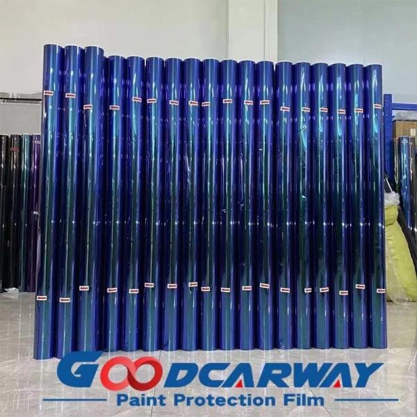 Decorative Solar Film Anti Glare Red Color CR-8065 Chameleon Car Window Film