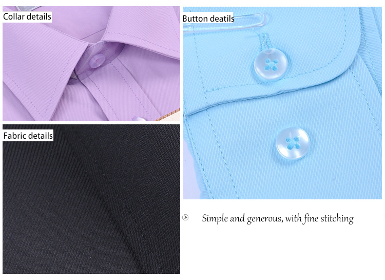 Breathable Material Advantage Latest Design 100% Cotton Long Sleeve Formal Dress Shirt