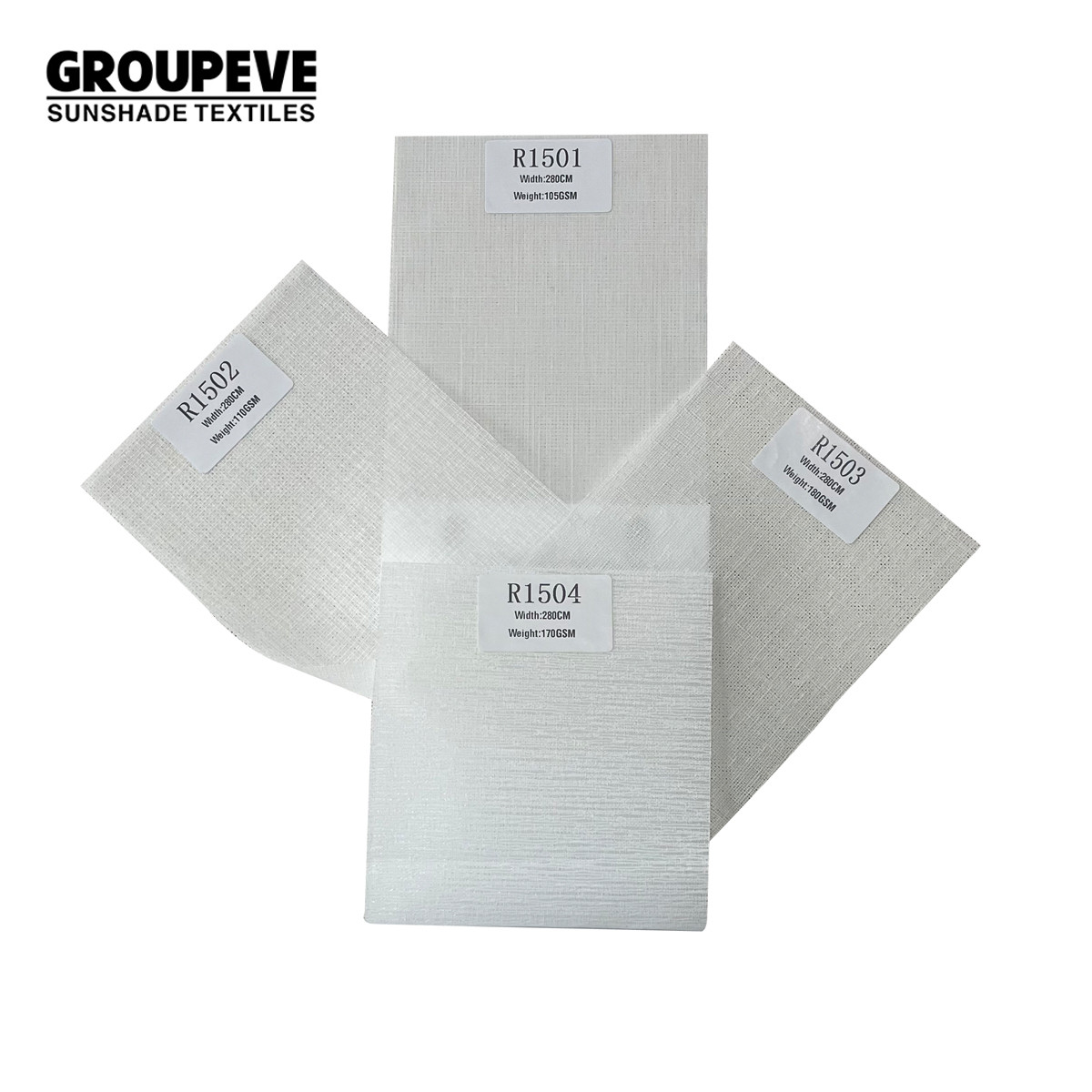 Customized 100% Polyester Roman Shades Fabrics 30m For Window Treatment