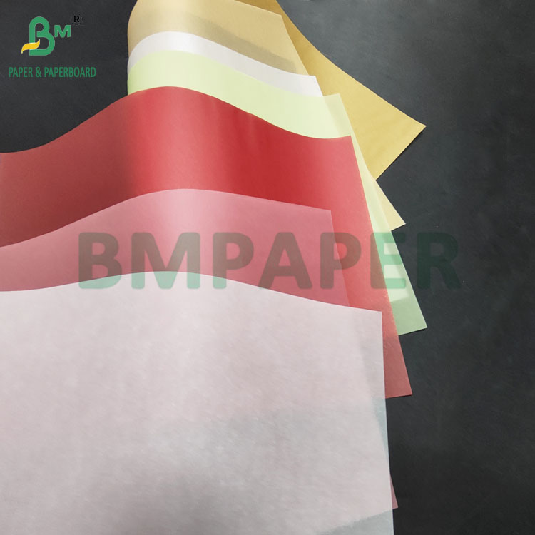 100gsm White & Colorful Translucent Tracing Vellum Paper Roll For Drafting