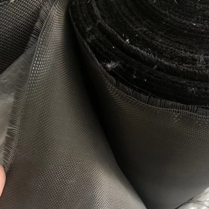Fire Resistance Black Glass Fiber Fabric Acid Resistance