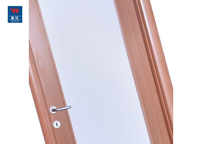 UL Hotel Security Solid Wooden 8mm Fire Rated Glass Doors