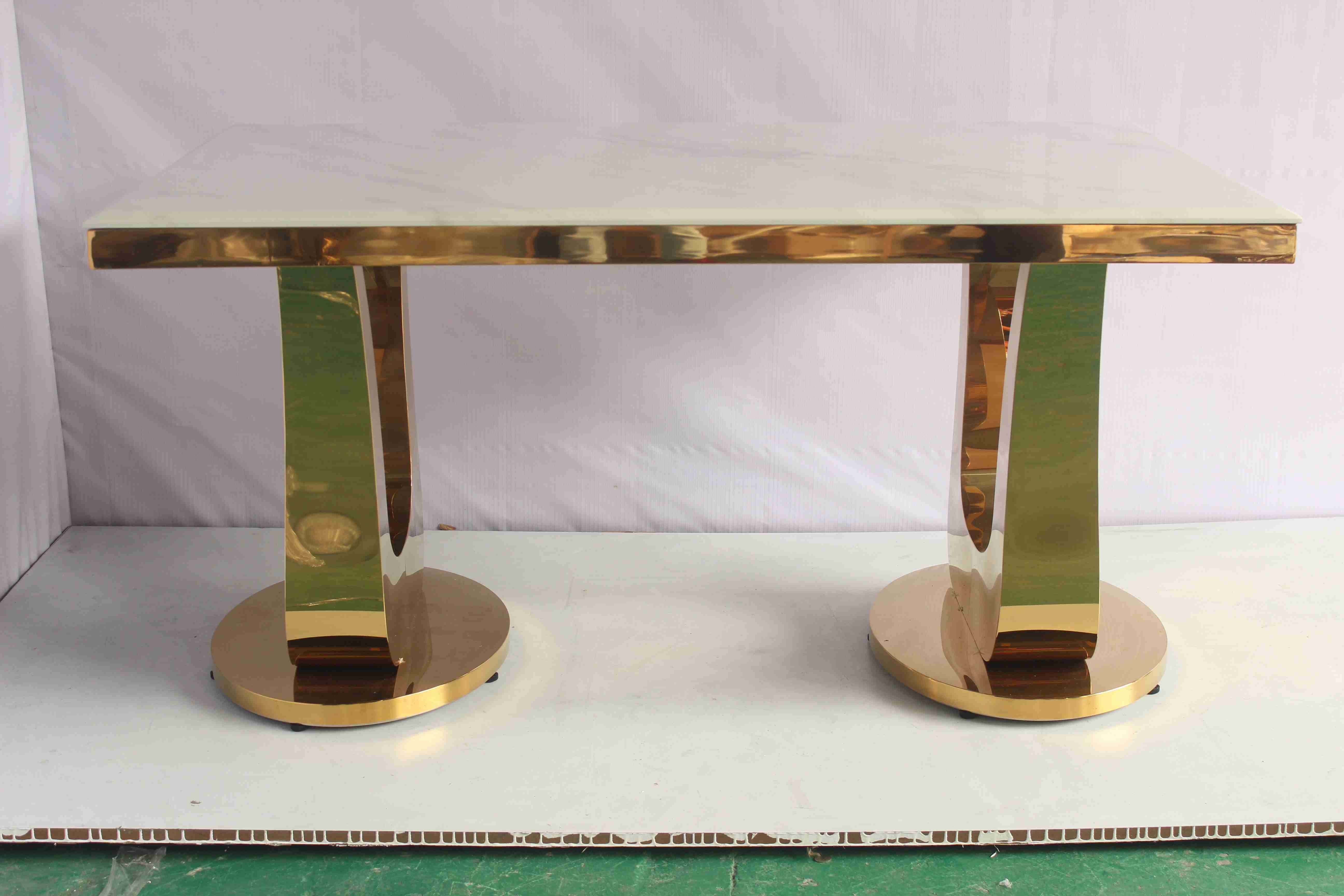 201 Stainless Steel Wedding Chairs And Tables Modern Dining Room Furniture