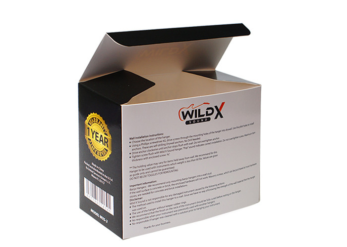 Recycled Cardboard Paper Box Hard Paper Box With Window 250gsm C1S Material