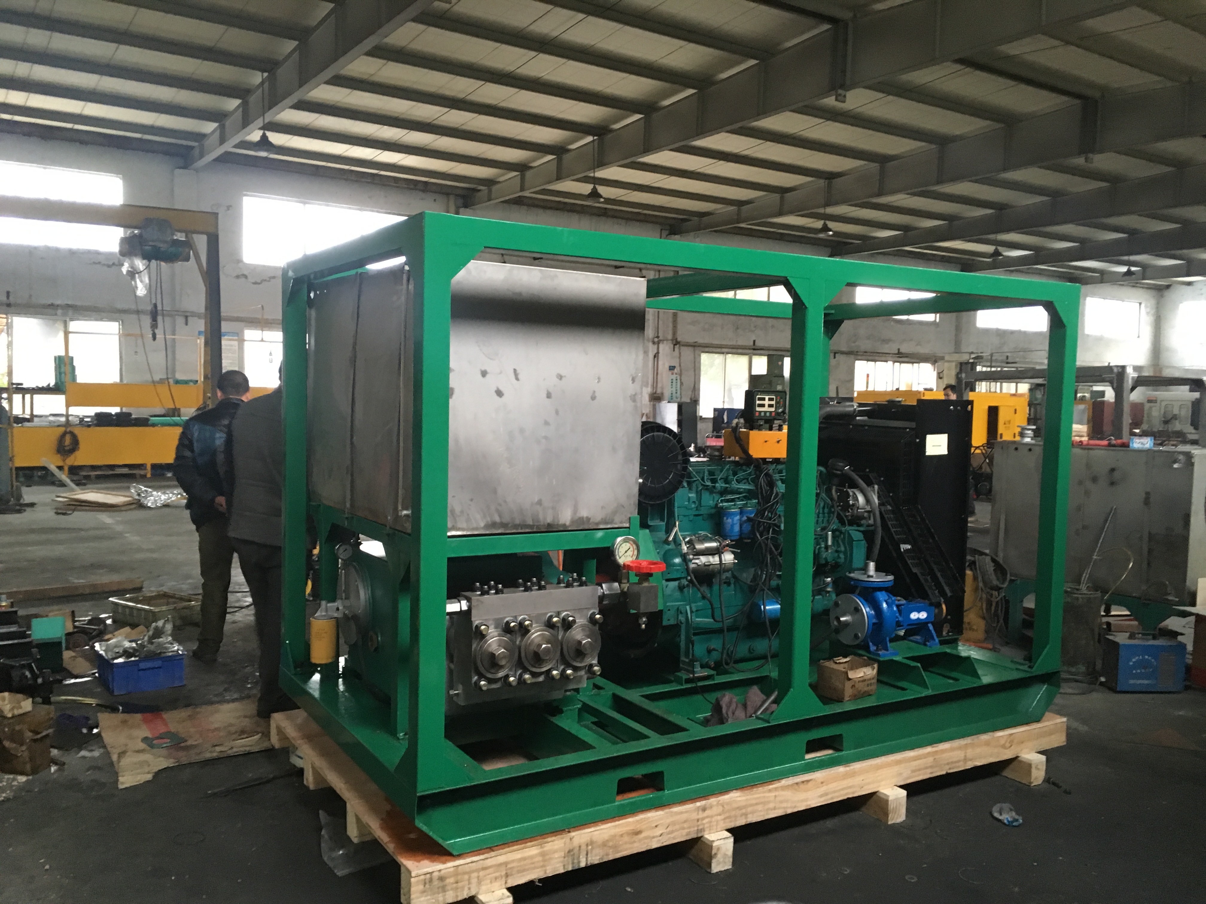 55Kw 1100bar Pipeline Pressure Test Pump Pressure Vessel Testing Equipment