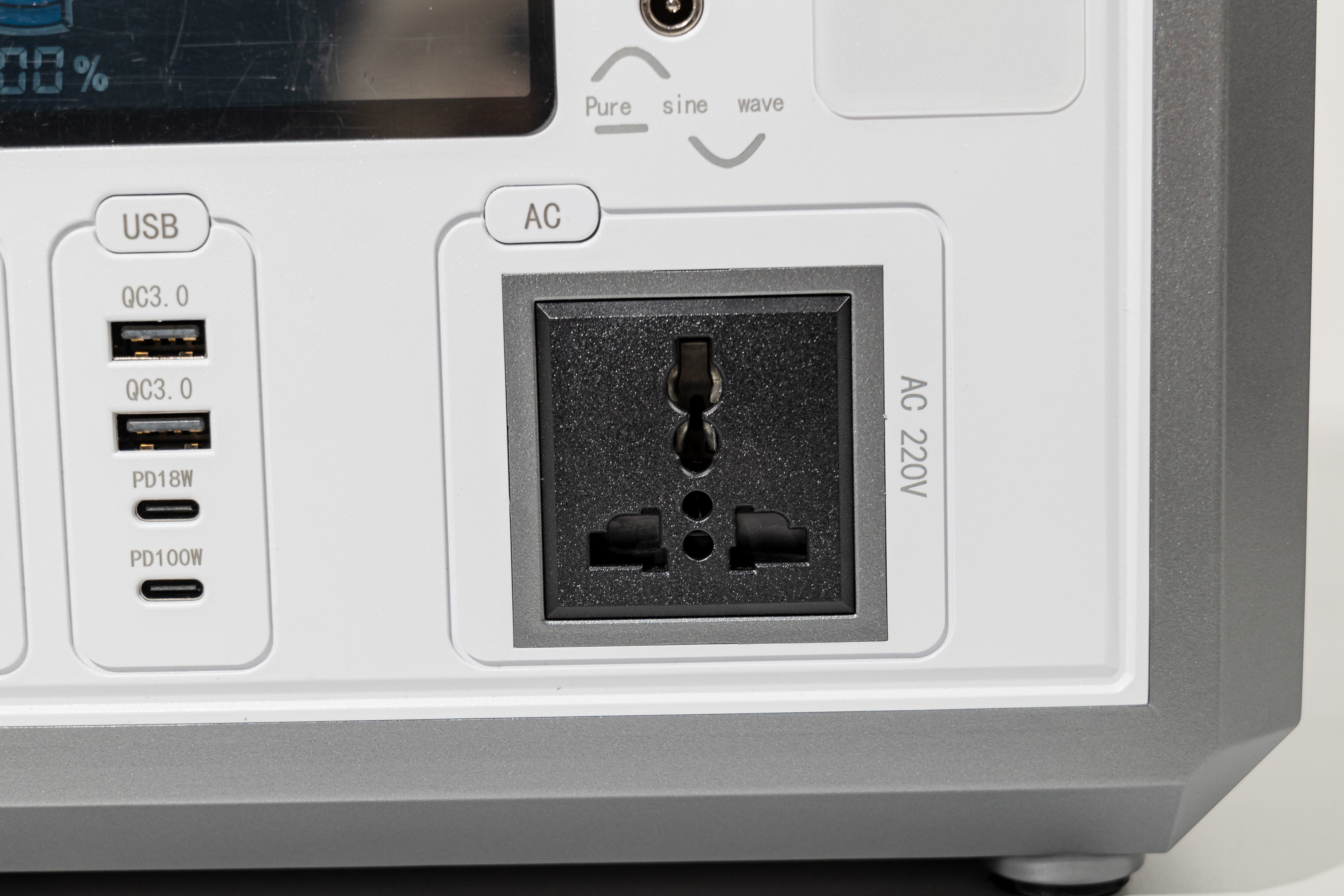 50HZ/60HZ AC Outlet Flash Fish Solar Generator Portable Energy Storage With Solar Panel Charging For Office Equipment