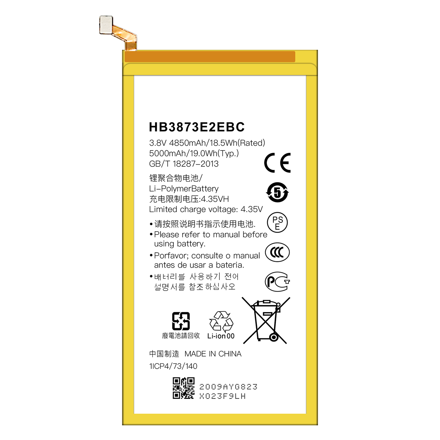 HB3873E2EBC Battery for Huawei Mediapad X2 Honor X1 7D-503L 7D-501U Tablet PC
